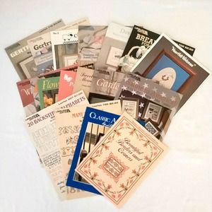 Cross Stitch Pattern Book Lot